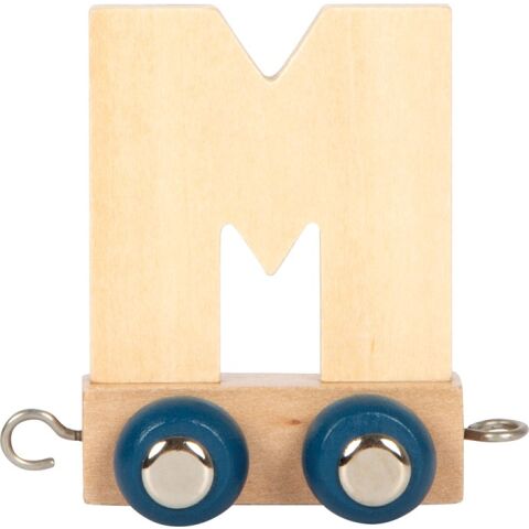 small foot Polar train alphabet letter M