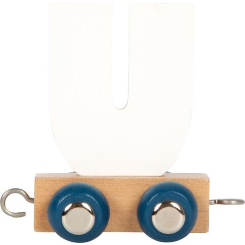 small foot Polar train alphabet letter U