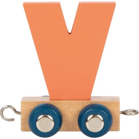 small foot Polar train alphabet letter V