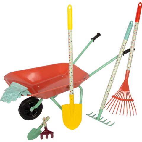 small foot Large garden set with wheel Tiny Garden