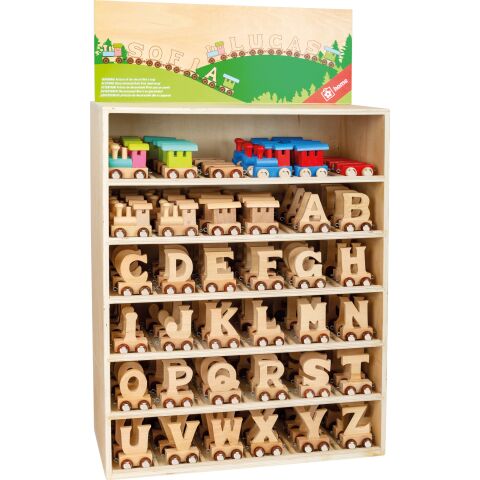 small foot Wooden train alphabet train 1 pc carriage