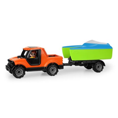 Lena Truckies Pickup with Trolley and Boat