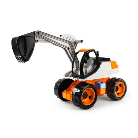 Lena GIGA TRUCKS Excavator Orange-Beige, Decorative Cardboard