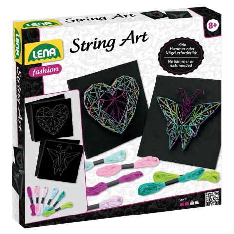 Lena String Art butterfly and heart
