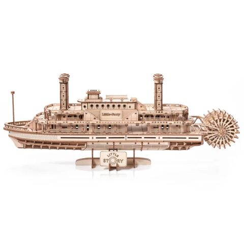 Little Story 3D Wooden Puzzle Steamer