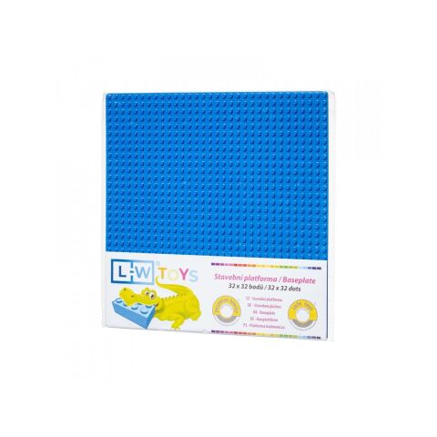 L-W Toys Base plate 32x32 blue