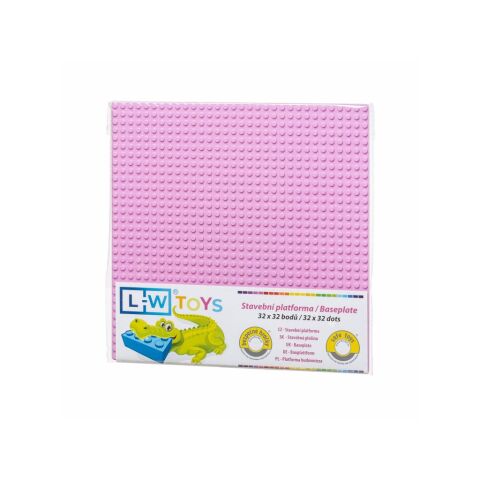 L-W Toys Base plate 32x32 pink