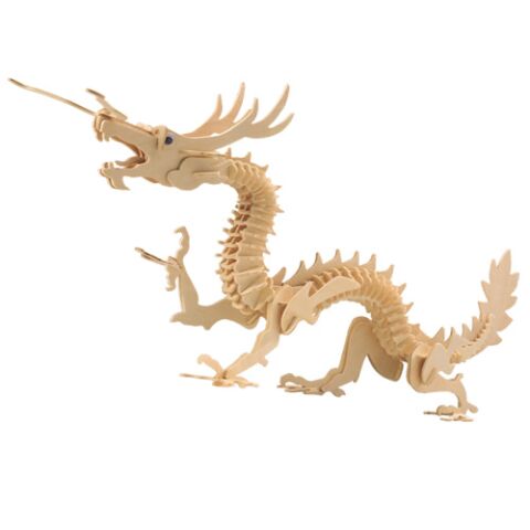 Woodcraft Wooden 3D Puzzle Dragon
