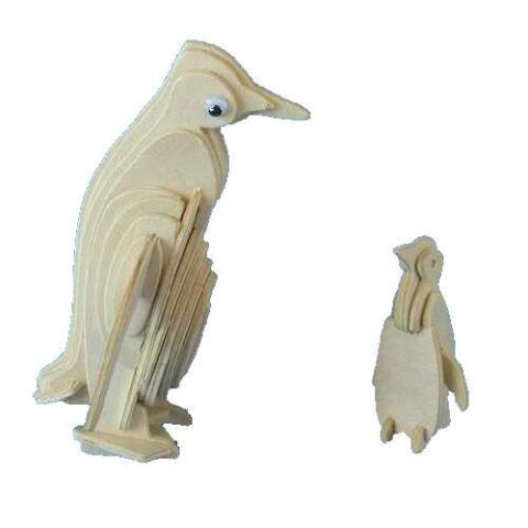 Woodcraft Wooden 3D Puzzle Penguin