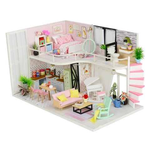 2Kids Toys Miniature House House of Anne's Pink Melody