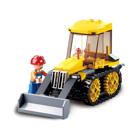 Sluban Town Builders M38-B0377D Small Bulldozer