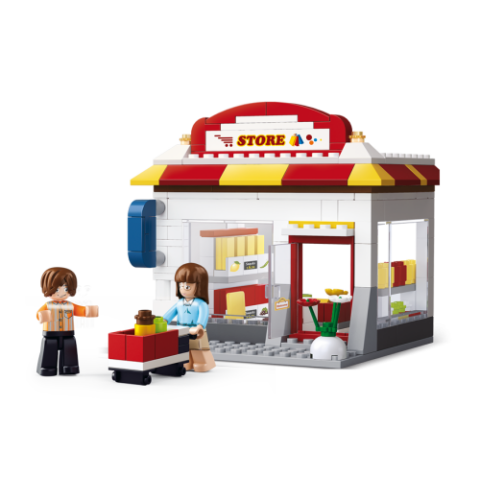 Sluban Town Business street M38-B0571 Shop