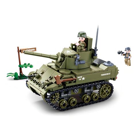 Sluban Army WW2 M38-B0856 Small Allied Tank