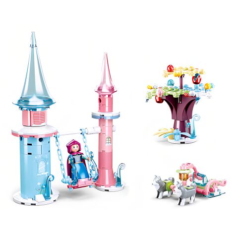Sluban Winter Fairies M38-B0895 Playground with swing