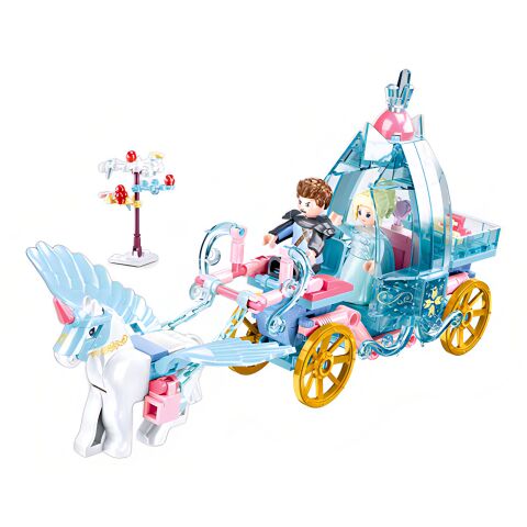 Sluban Winter Fairies M38-B0896 Carriage with magic unicorn