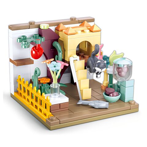 Sluban Mini Handcraft M38-B0919B Cat House