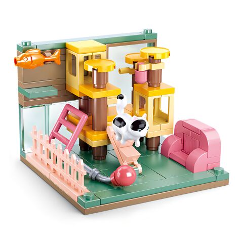 Sluban Mini Handcraft M38-B0919D Cat Corner