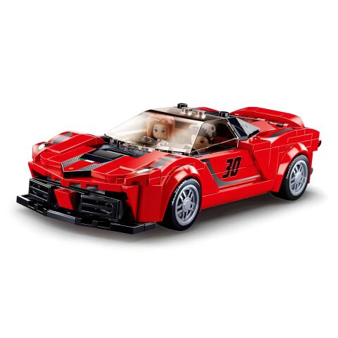 Sluban Models M38-B0955 Red Italian sports car
