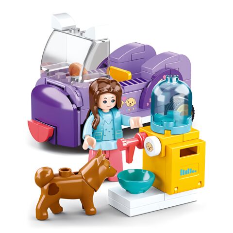 Sluban Girls Dream M38-B0970F Car with dog feeder