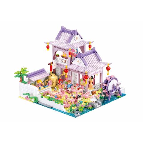 Sluban Girls Dream M38-B1078 Teahouse with ornamental garden