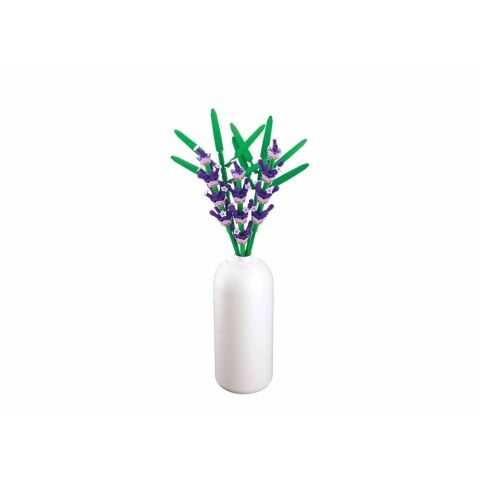 Sluban Flowers M38-B1101-14 Lavender in a vase