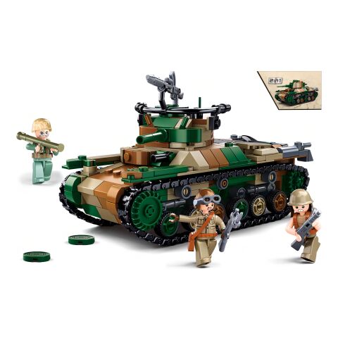 Sluban WWII M38-B1107 Japanese Medium Tank Type 97 2in1