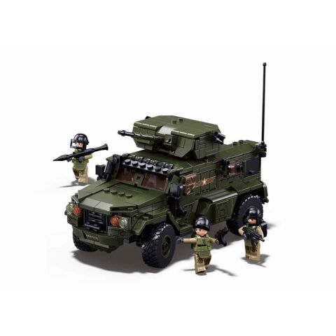 Sluban Model Bricks M38-B1179 Typhoon VDVS armoured fighting vehicle in 1:35 scale