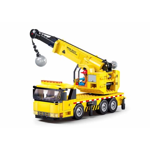 Sluban Town M38-B1195 Crane with wrecking ball