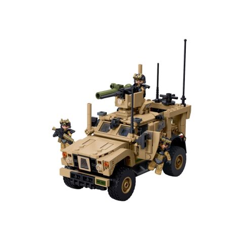 Sluban Model Bricks M38-B1610 Military Armored Vehicle M-ATV in 1:35 scale