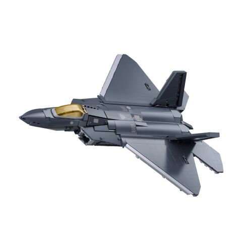 Sluban Model Bricks M38-B1613 F-22 Raptor Fighter Aircraft in 1:44 Scale