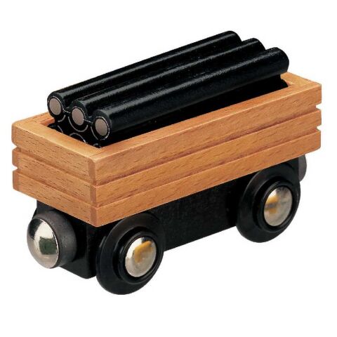 Maxim Wooden Wagon with Pipe