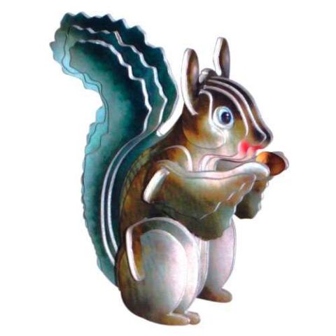 Woodcraft Wooden 3D puzzle Squirrel colorful