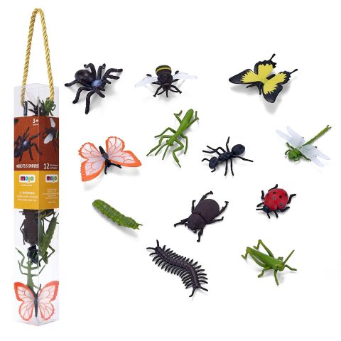 Mojo Mini World Insects and Spiders 12 pcs