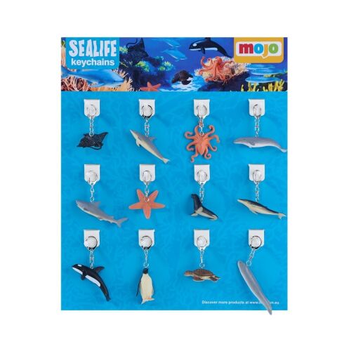 Mojo Display 72 pcs of Key Chains Sea World