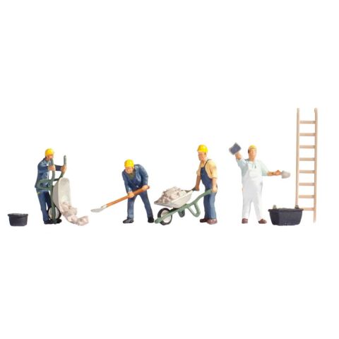 Noch Construction Worker Figure Set
