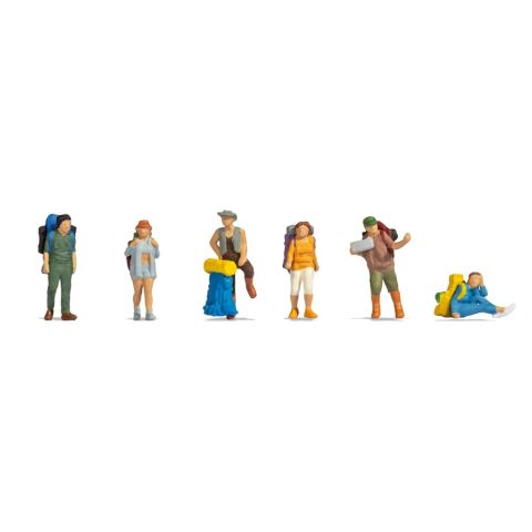 Noch Figure Set Backpackers and Hitchhikers