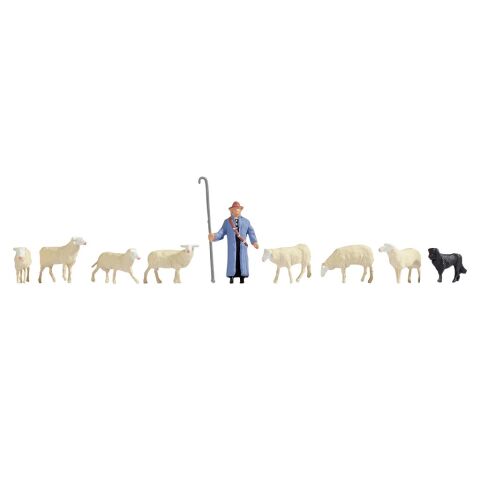 Noch Figure Set Sheep and Shepherds