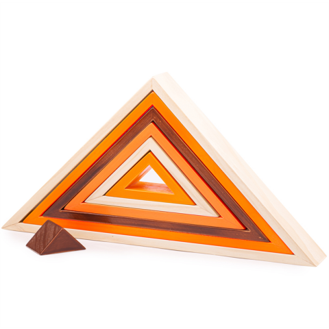 Bigjigs Toys Wooden Folding Triangles