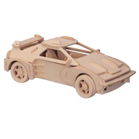 Woodcraft Wooden 3D puzzle Ferrari small