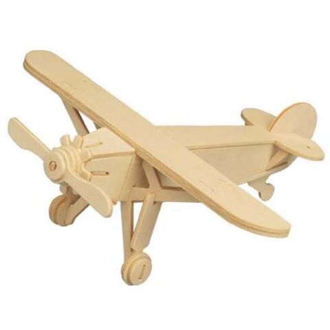 Woodcraft Wooden 3D Puzzle Airplane