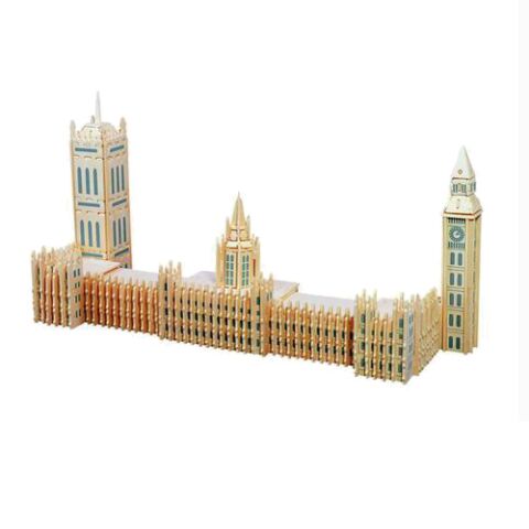 Woodcraft Wooden 3D puzzle famous building Big Ben