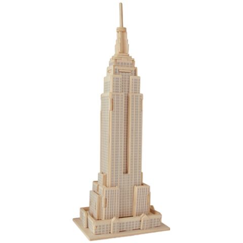 Woodcraft Wooden 3D Puzzle Empire State Building