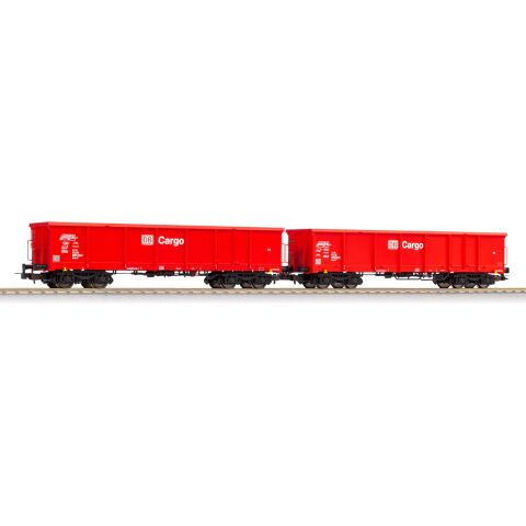 Piko Set of 2 high wall wagons Eaos-x with sand load DB AG V - 58234