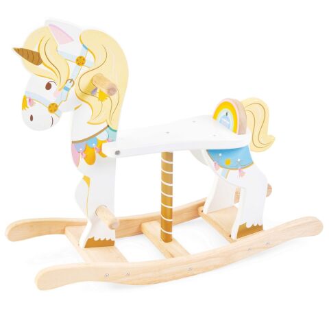 Le Toy Van Petilou Wooden Rocking Unicorn
