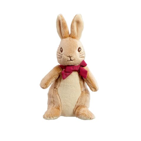 Rainbow Plush Rabbit Flopsy with bow small