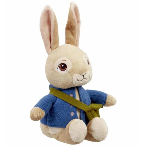 Rainbow Plush Talking Rabbit Peter with replaceable batteries