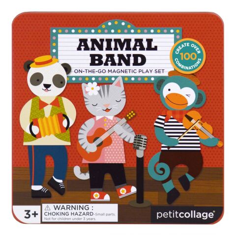 Petit Collage Magnetic Book Animals