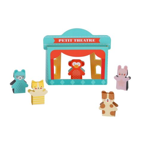 Petit Collage Finger Puppet Theatre Set