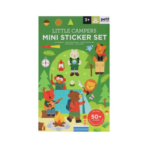 Petit Collage Reusable Mini Stickers Little Campers