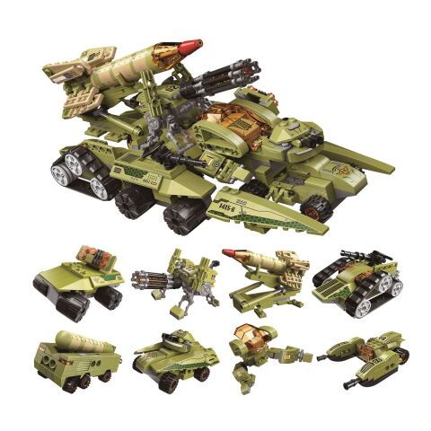 Qman Thunder Expedition Battle Car 1415 1 part